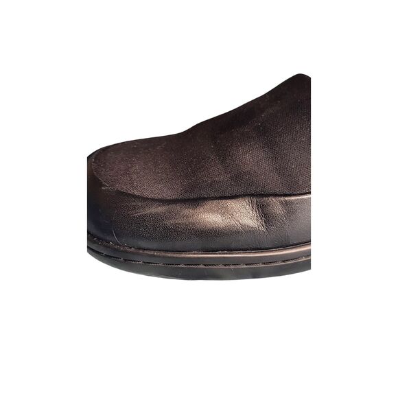 Easy Spirit ES Kenway Black 7.5M Women's Leather Shoes Flats Heels Slip On Woman - Picture 5 of 9